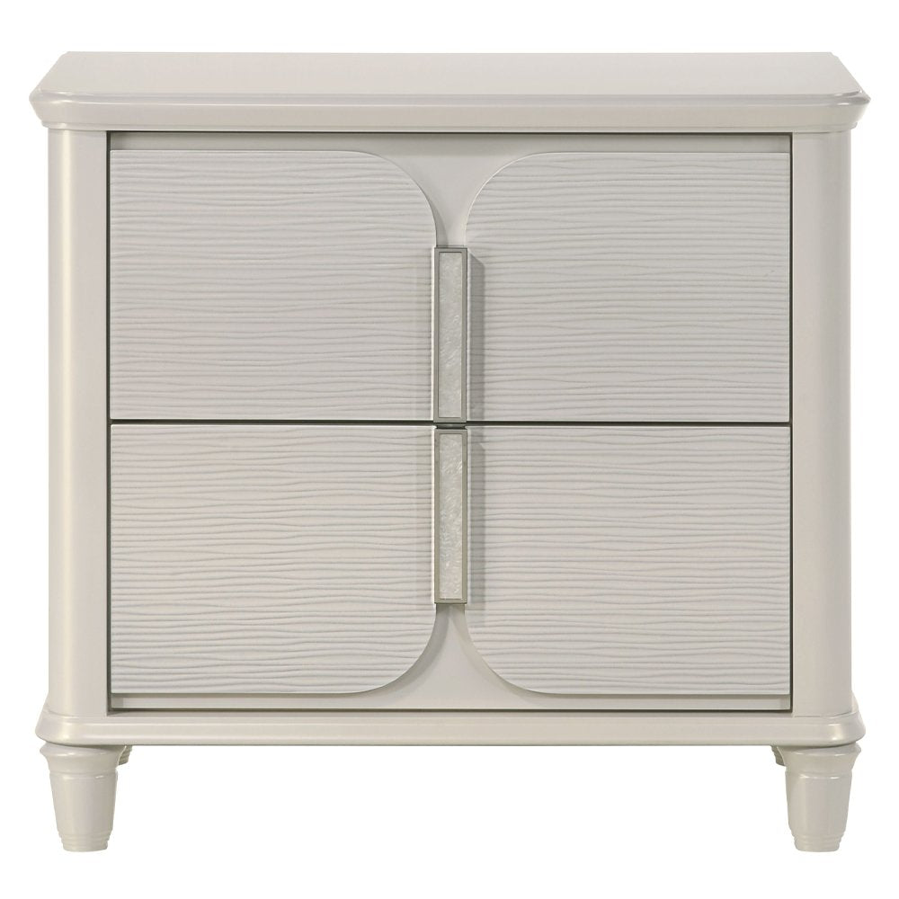 Laveda Nightstand, Pearl White