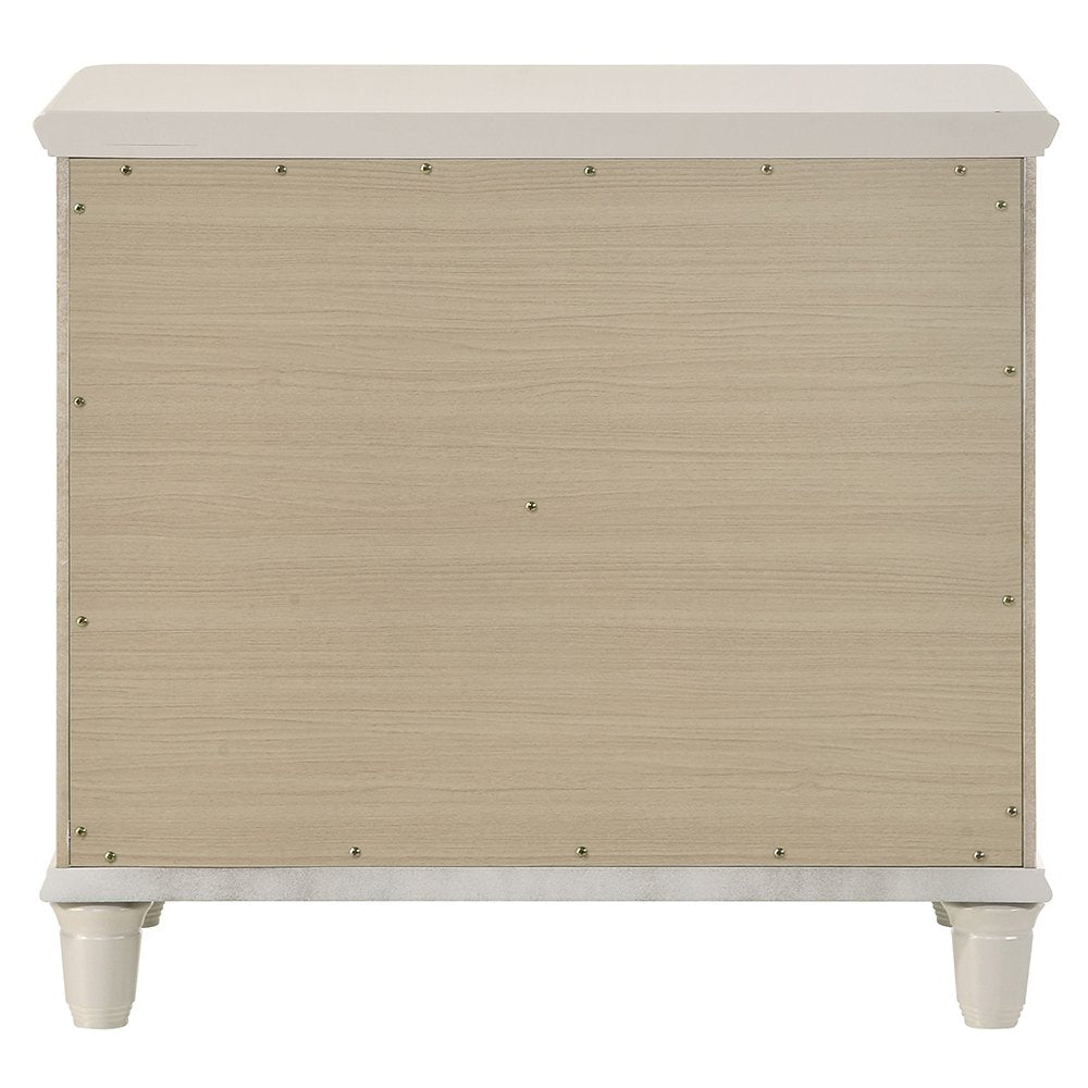 Laveda Nightstand, Pearl White