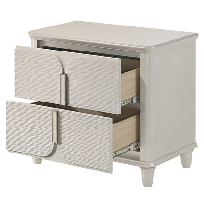 Laveda Nightstand, Pearl White