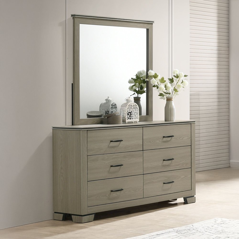 Joanna Mirror, Weathered Gray