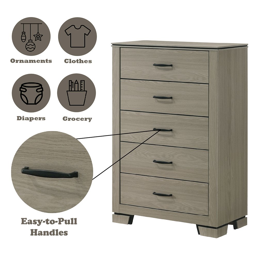 Joanna Chest, Weathered Gray