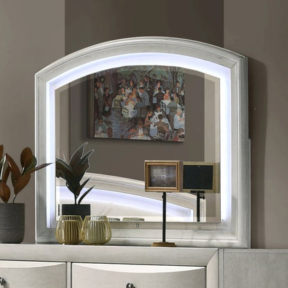 Ramondi Mirror, Antique White