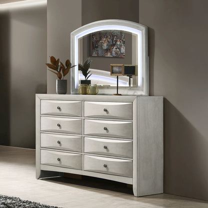 Ramondi Mirror, Antique White