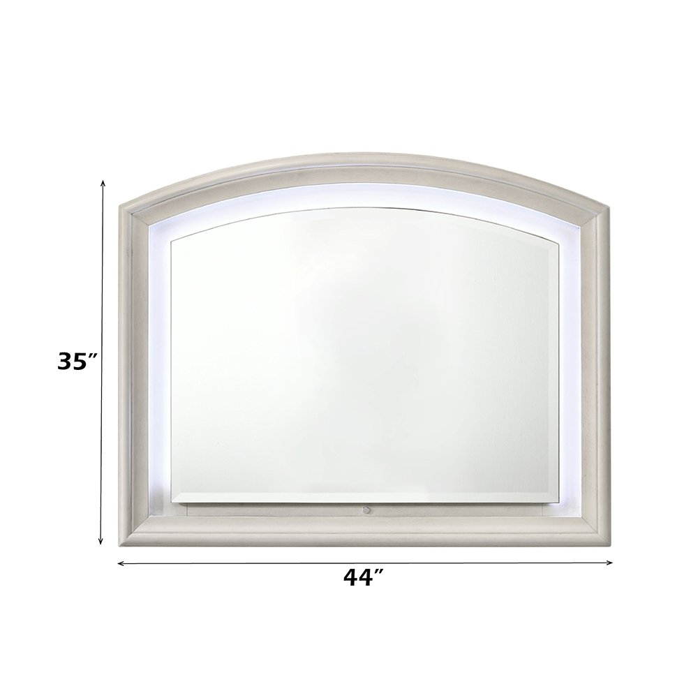 Ramondi Mirror, Antique White