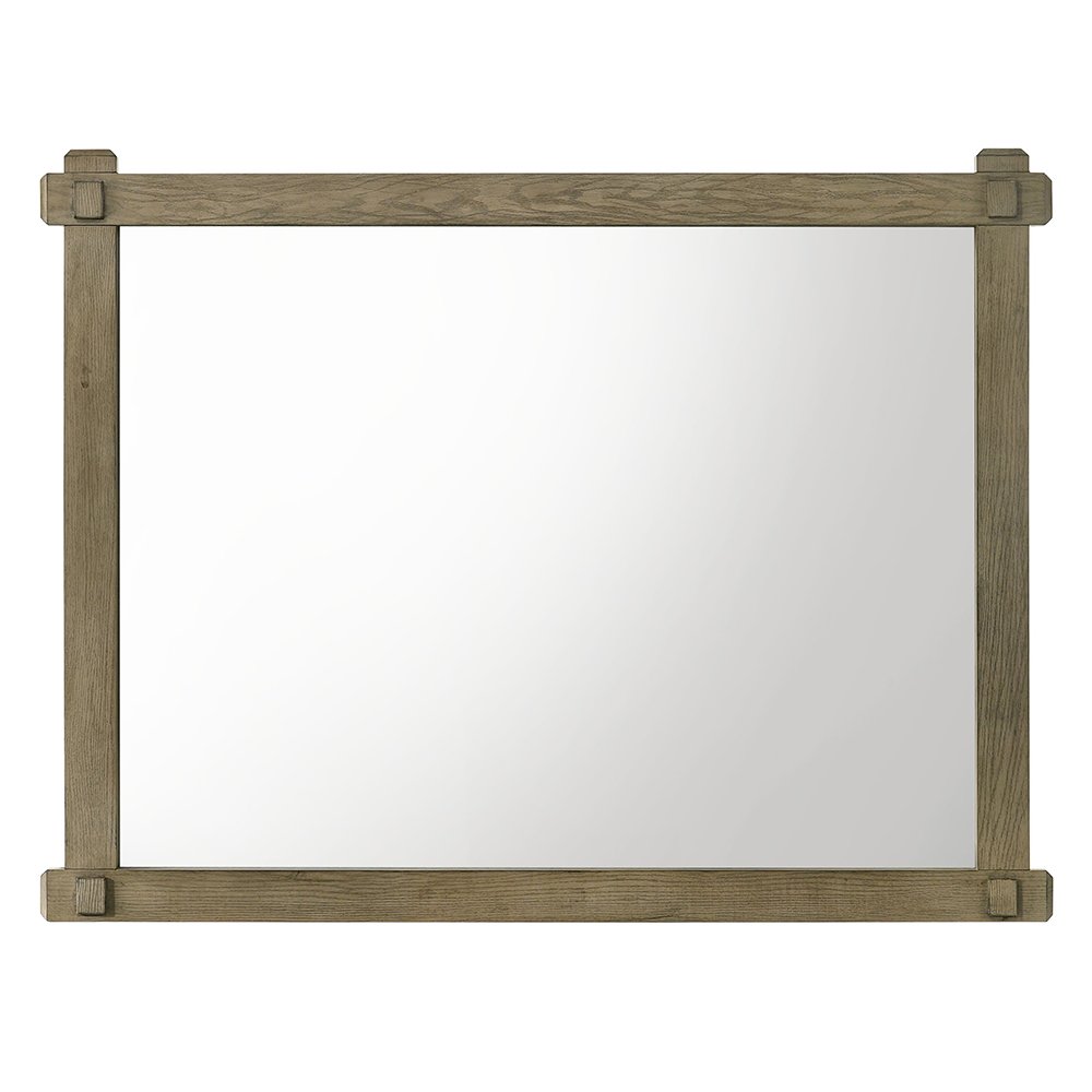 Colton Mirror, Antique White Oak