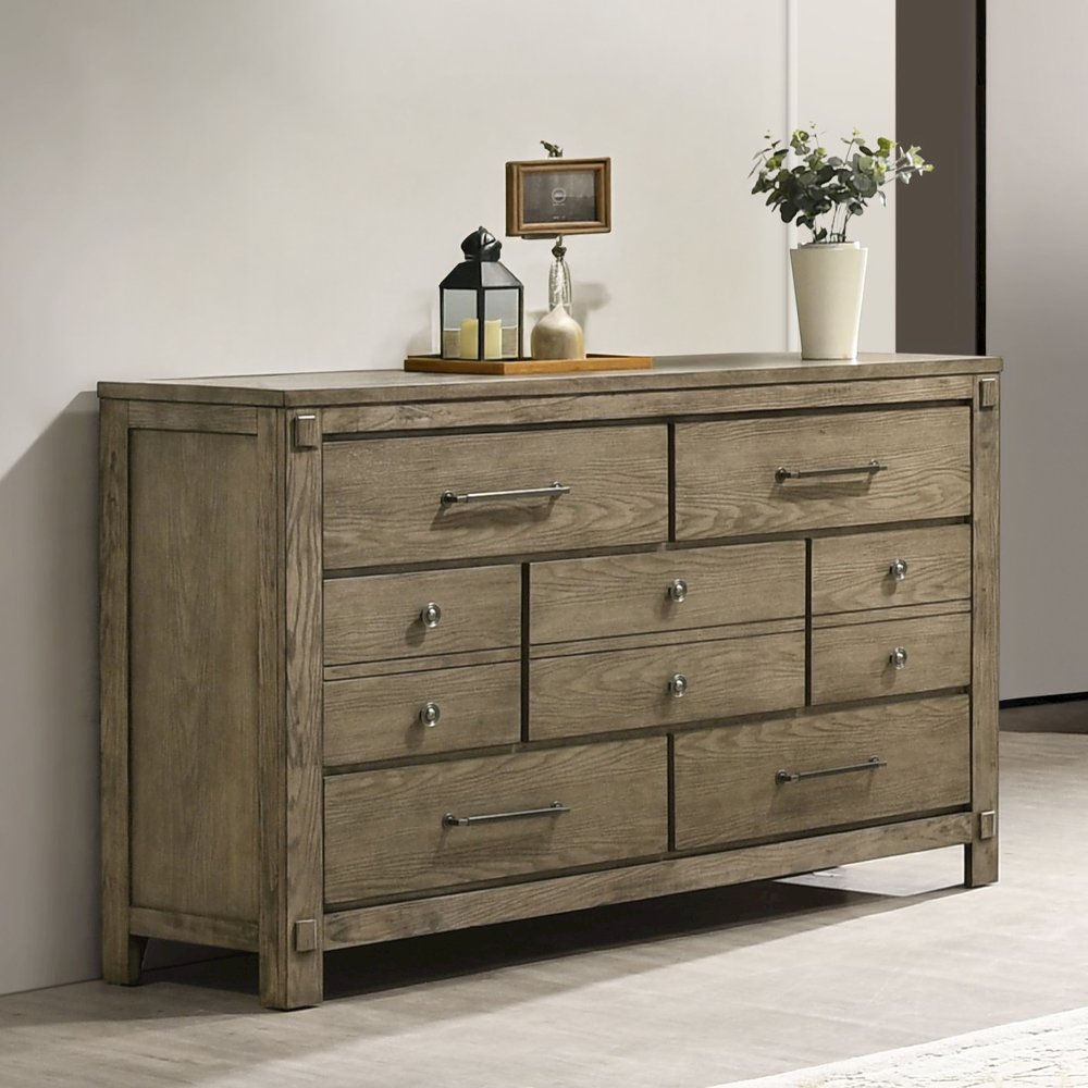 Colton Dresser, Antique White Oak