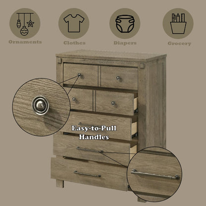 Colton Chest, Antique White Oak