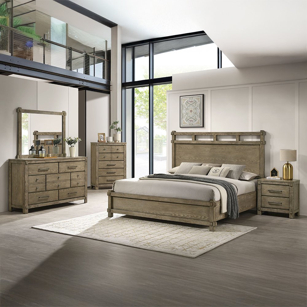 Colton Chest, Antique White Oak