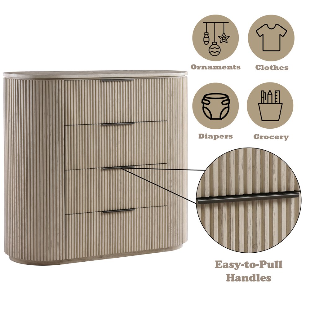 Leanna Chest, Light Oak
