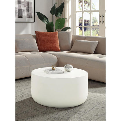 Dustan Coffee Table, Natural White