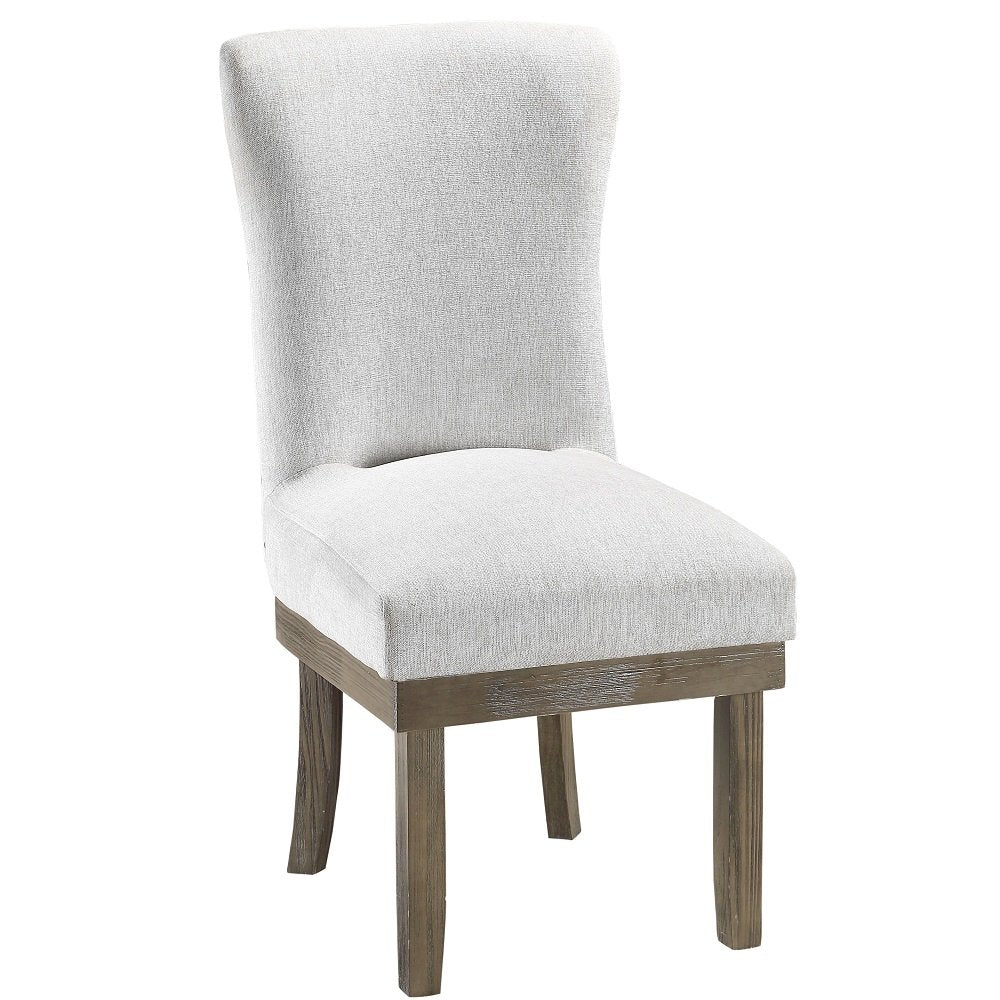 Landon Side Chair (Set-2), Gray Linen
