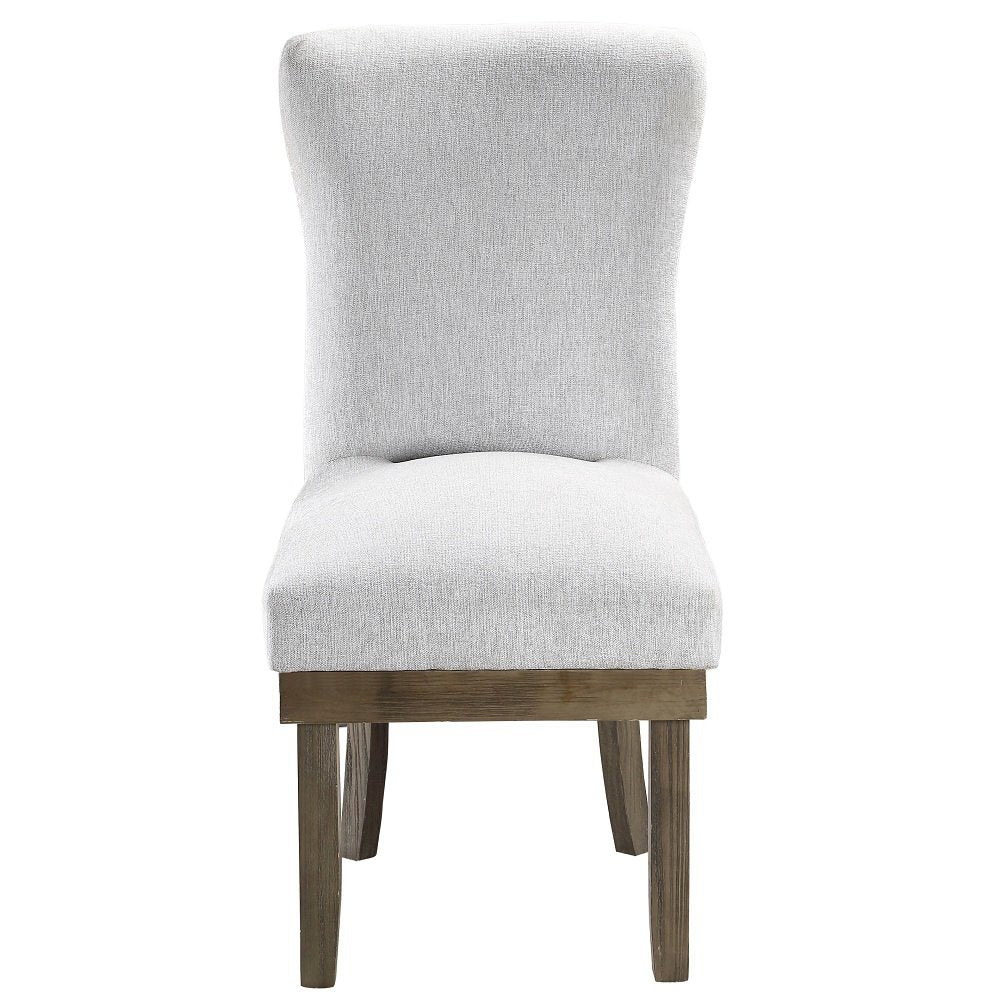 Landon Side Chair (Set-2), Gray Linen
