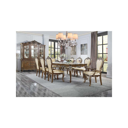 Latisha Dining Table, Antique Oak