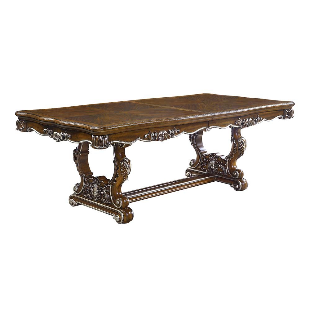 Latisha Dining Table, Antique Oak