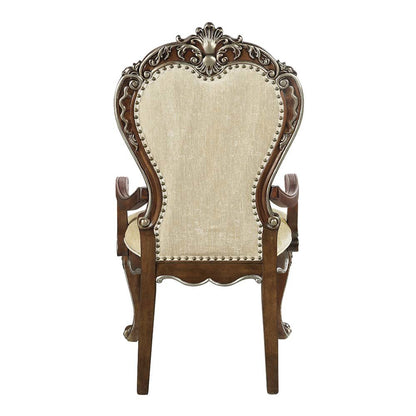Latisha Arm Chair (Set-2), Antique Oak