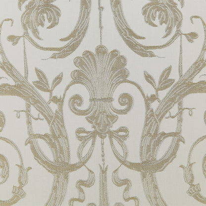 Bently Arm Chair (Set-2), Pattern Linen & Champagne