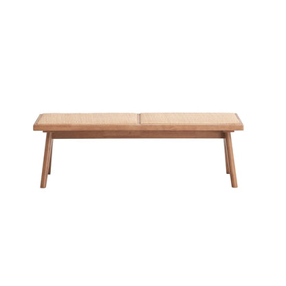 Velentina Bench, Rattan & Natural