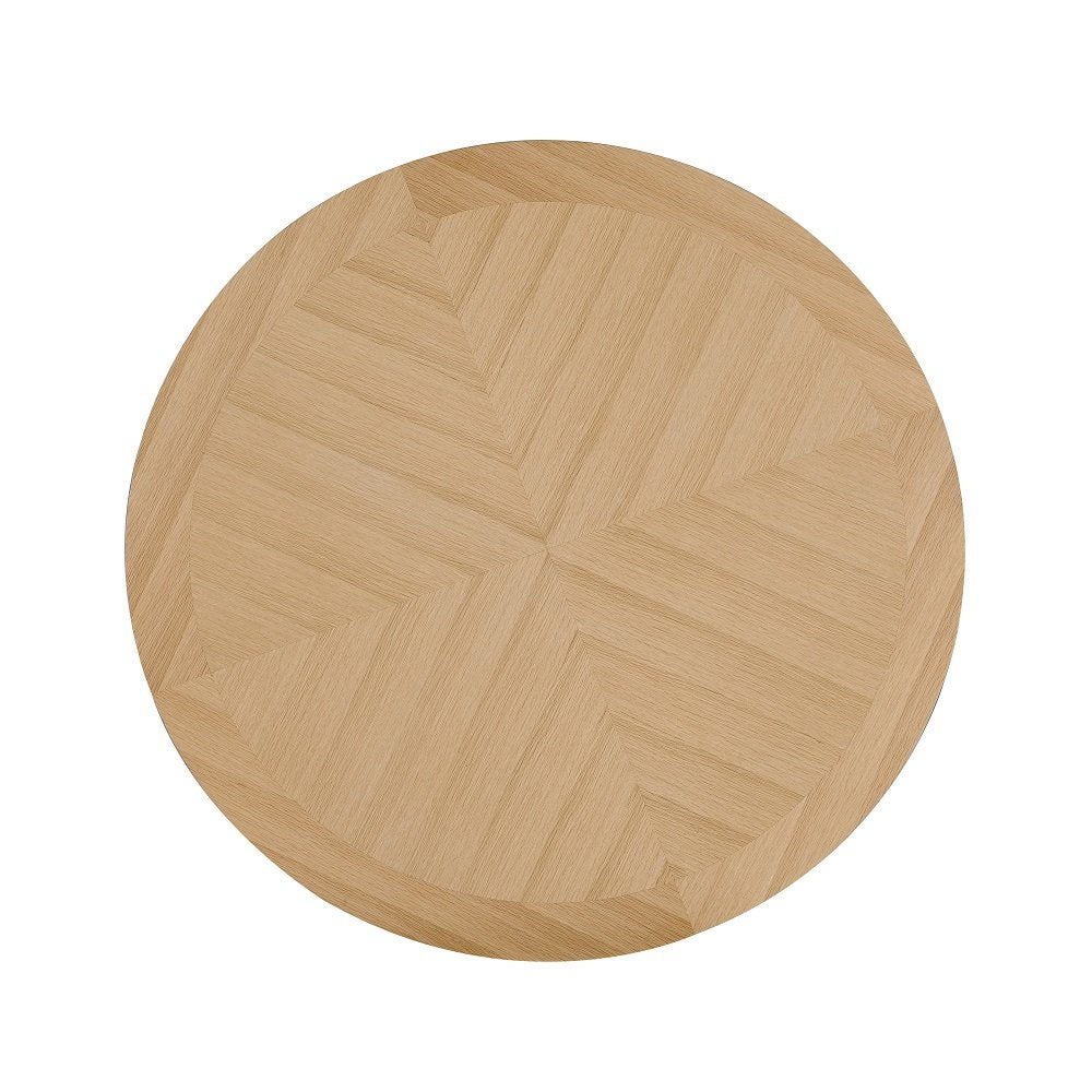 Kasem Round Dining Table, Oak
