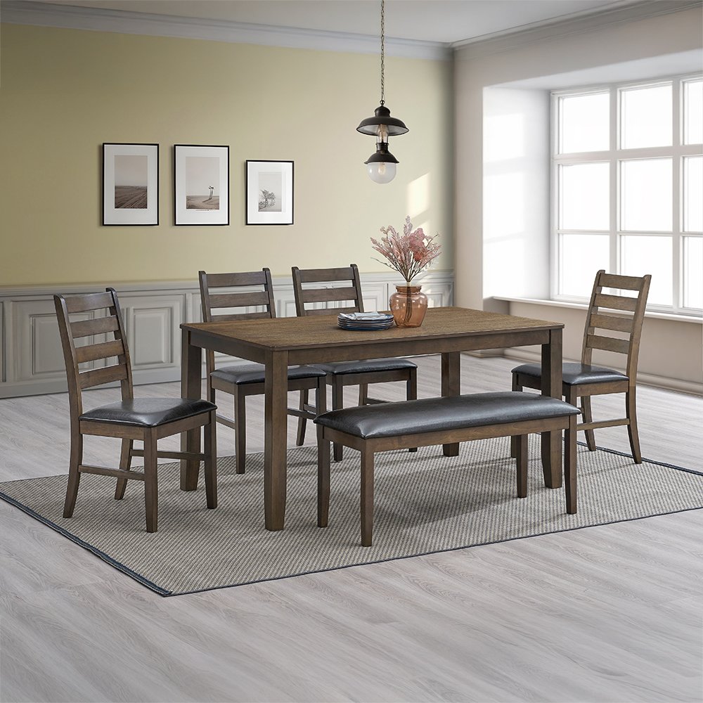 Damica Dining Table, Walnut