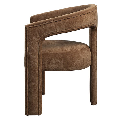 Leonardo Arm Chair (Set-2), Brown Linen