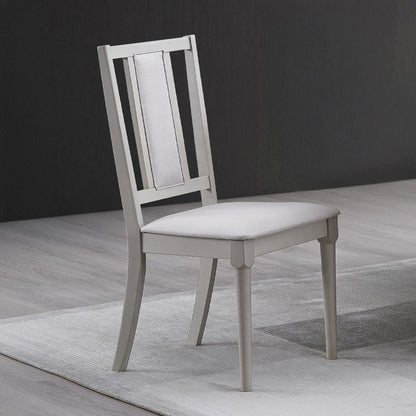 Marta Side Chair (Set-2), Beige Linen & Natural
