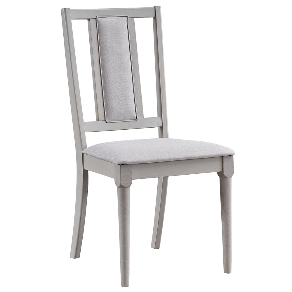 Marta Side Chair (Set-2), Beige Linen & Natural