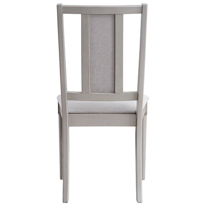 Marta Side Chair (Set-2), Beige Linen & Natural