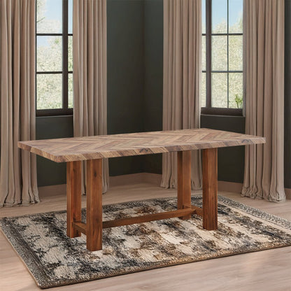Gilsea Dining Table, Brown