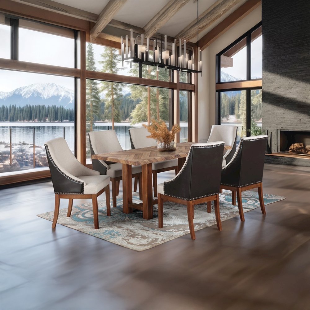Gilsea Dining Table, Brown