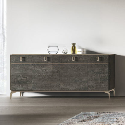 Venezia Server, Gray Oak High Gloss