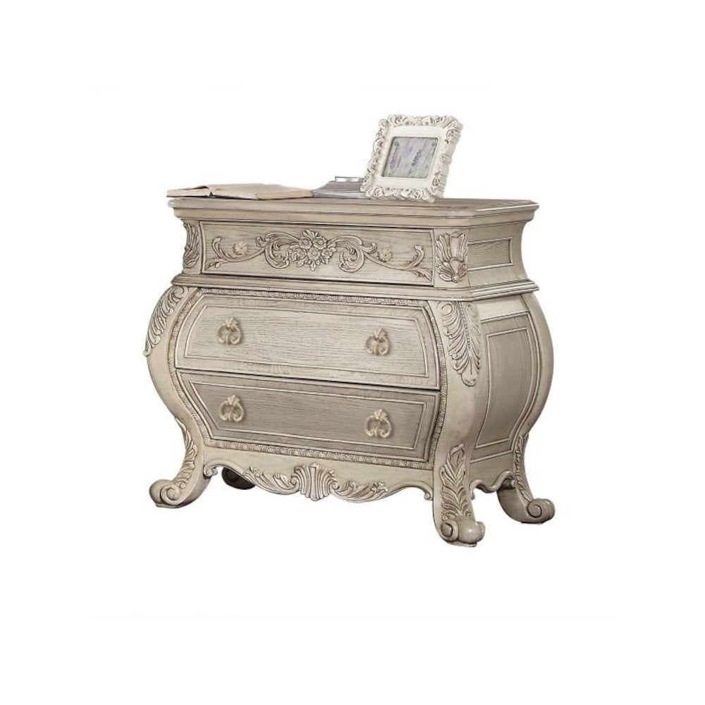 Ragenardus Nightstand, Antique White