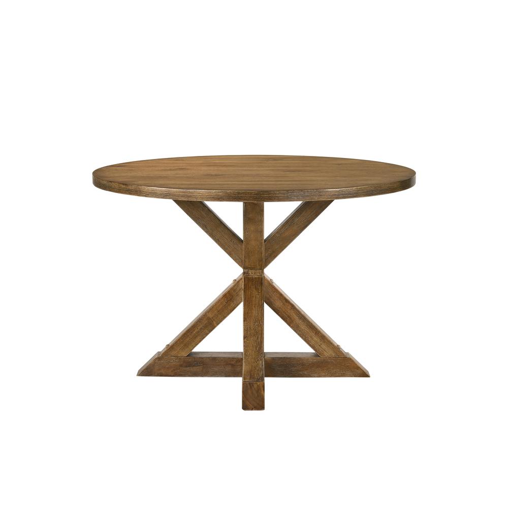 Wallace II Dining Table, Weathered Oak
