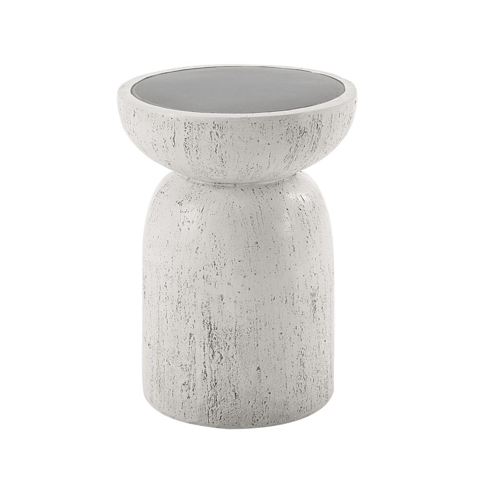 Dylana Accent Table, Natural Gray