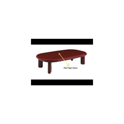 Eddie End Table, Red High Gloss