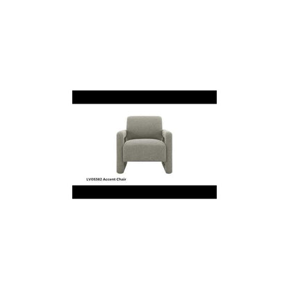 Glenda Sofa w/3 Pillows, Gray Boucle