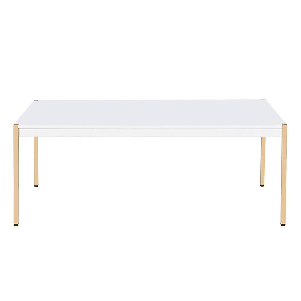 Otrac Coffee Table, White & Gold