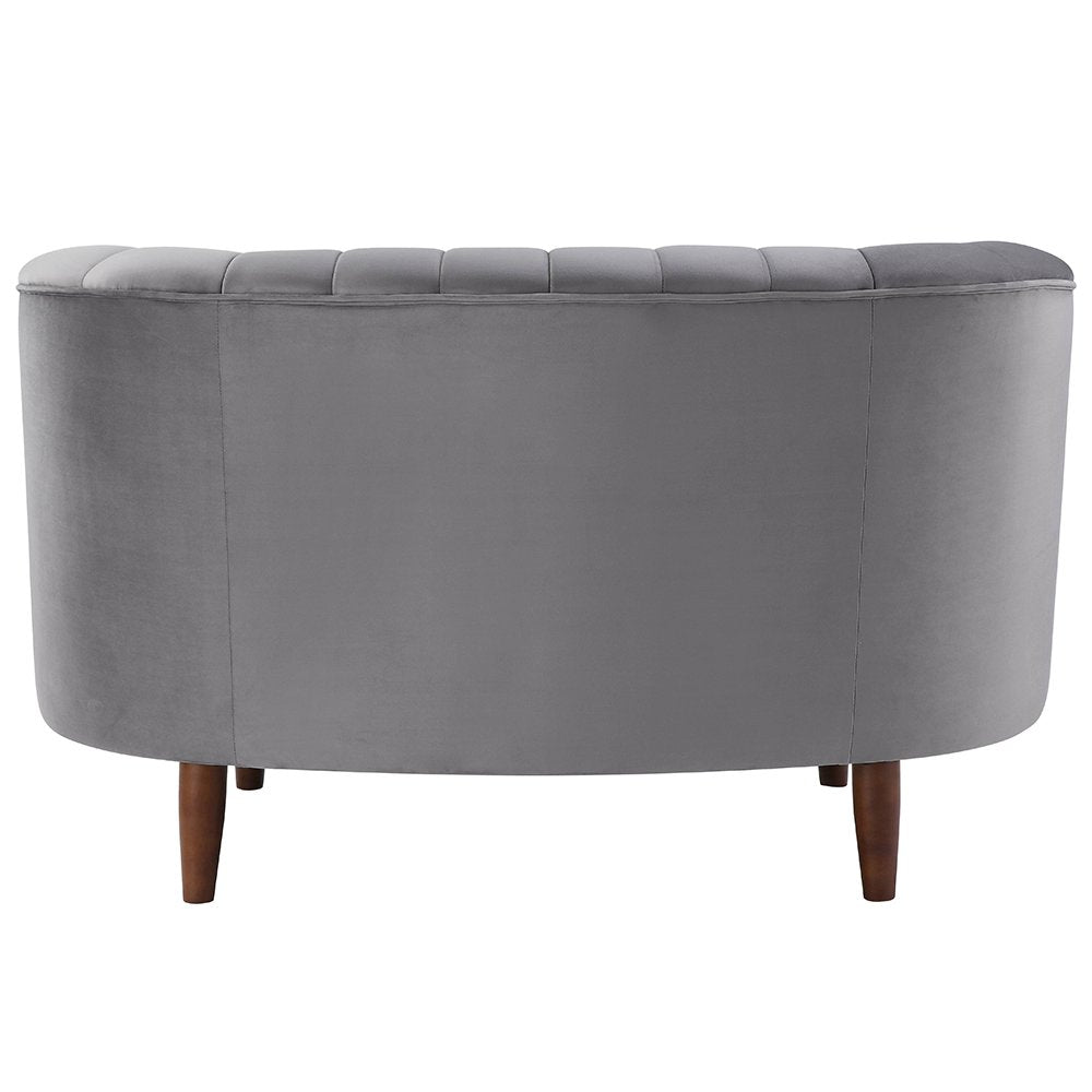 Millephri Chair, Gray Velvet