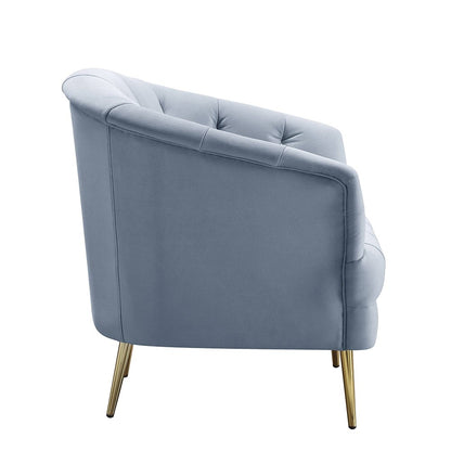 Bayram Sofa, Light Gray Velvet