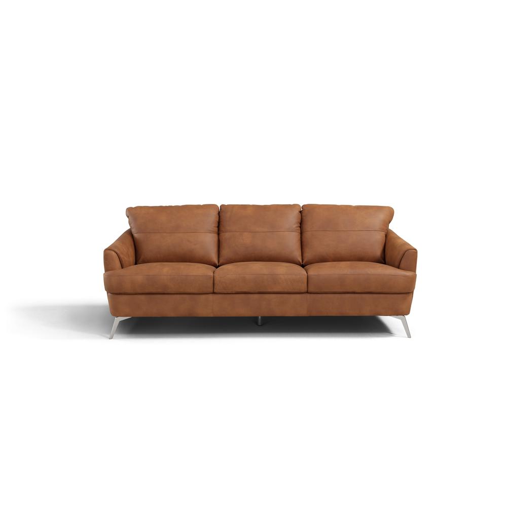 Safi Sofa, Camel Top Grain Leather