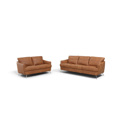 Safi Sofa, Camel Top Grain Leather