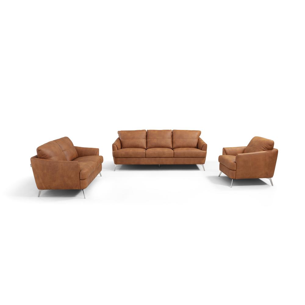 Safi Sofa, Camel Top Grain Leather