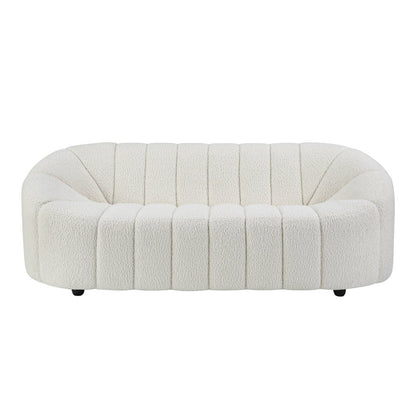 Osmash Sofa, White Teddy Sherpa