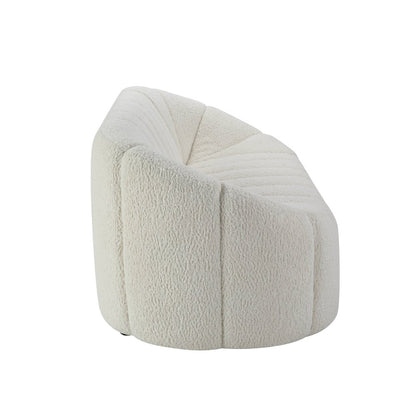 Osmash Sofa, White Teddy Sherpa