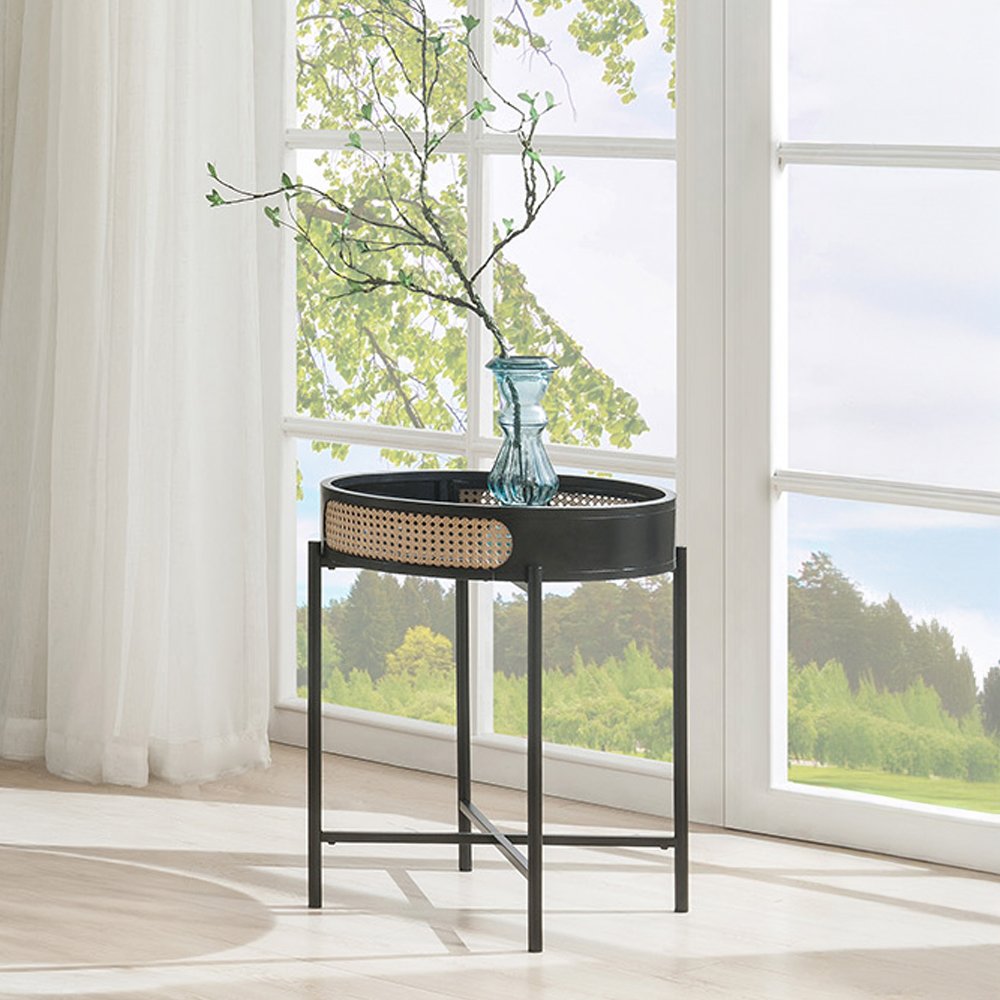 Colson End Table, Black