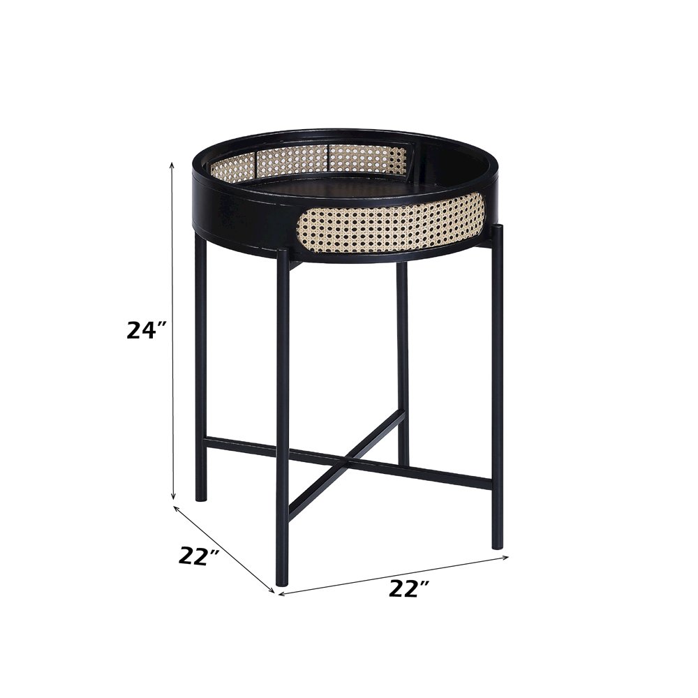 Colson End Table, Black