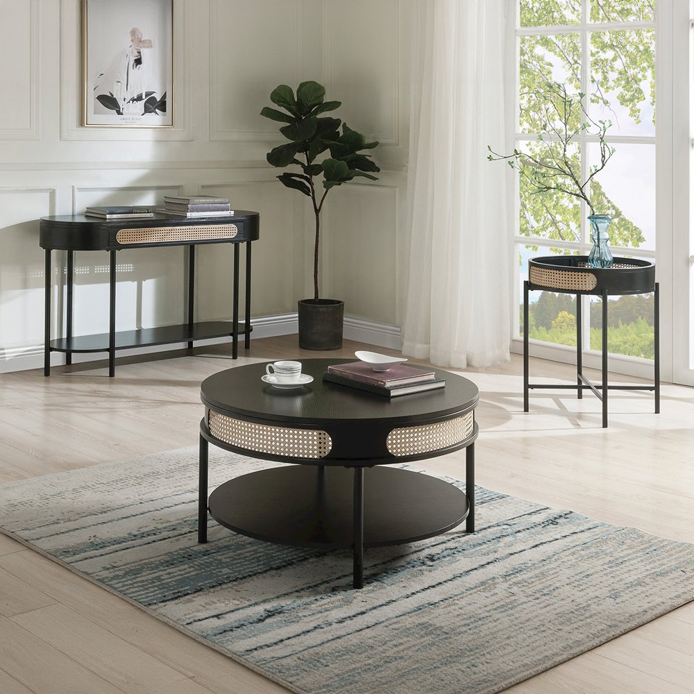Colson End Table, Black