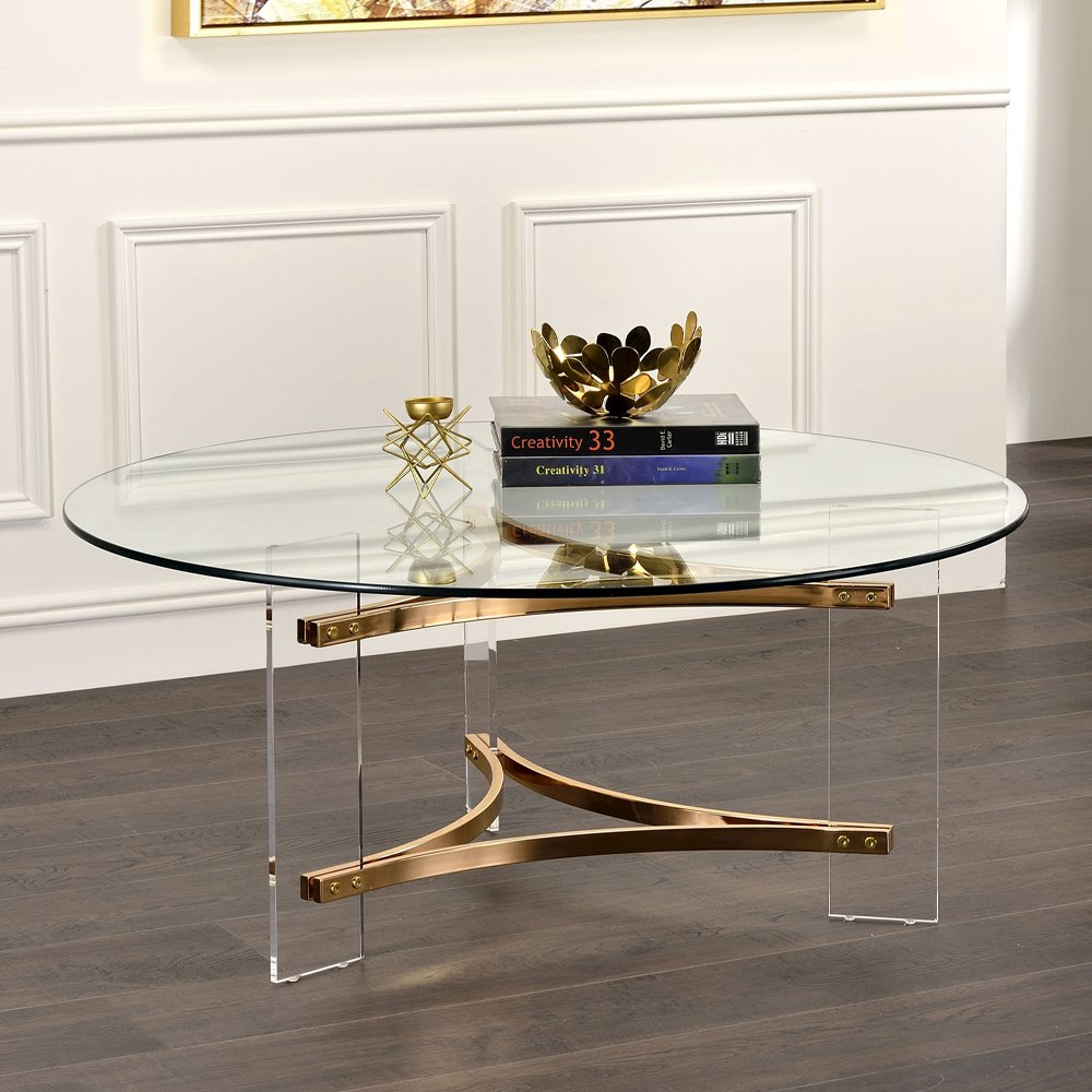 Sosi Coffee Table, Gold
