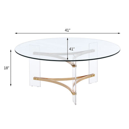 Sosi Coffee Table, Gold