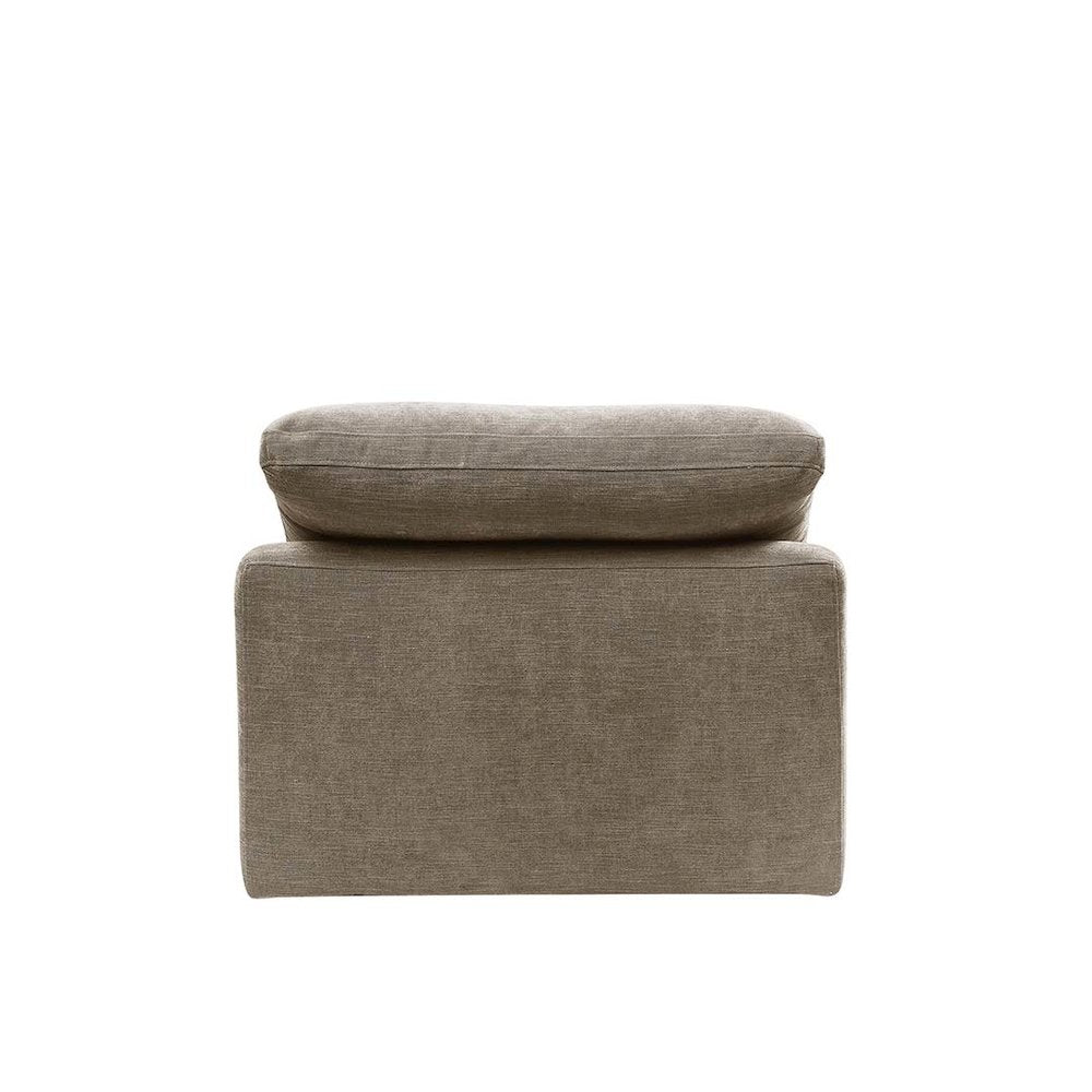 Naveen Modular - Armless Chair, Khaki Linen