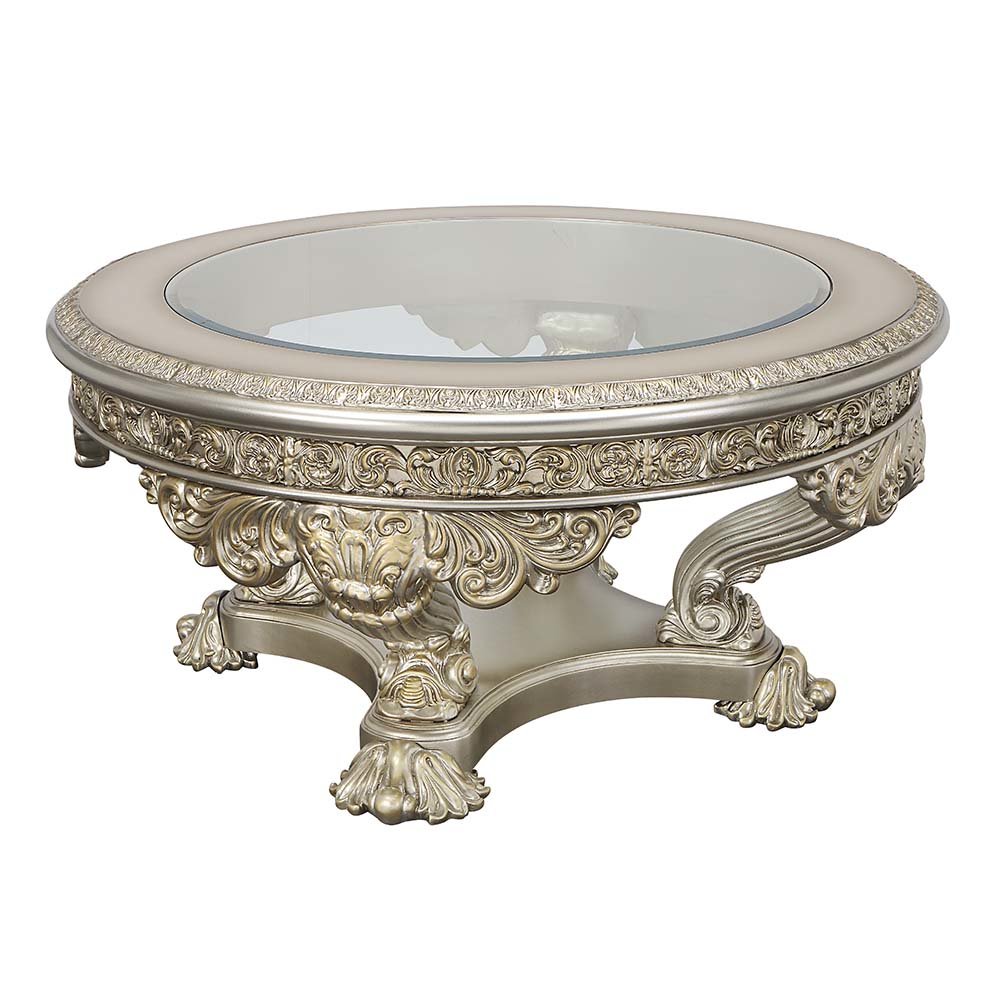 Danae Coffee Table, Champagne & Gold